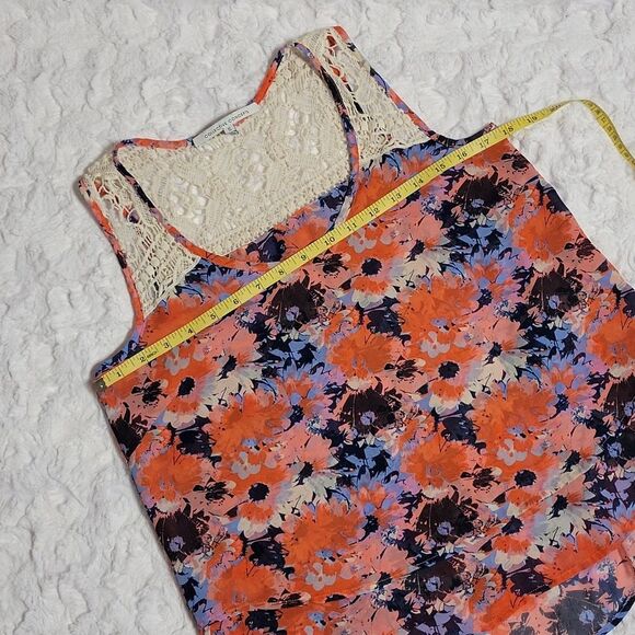 Collective Concepts Floral Chiffon Tank Top, Women's Small, Excellent Condition! - Picture 3 of 6